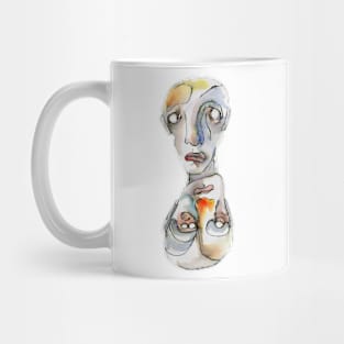 Self Contemplation - Watercolor - Wildemar Doomgriever Mug